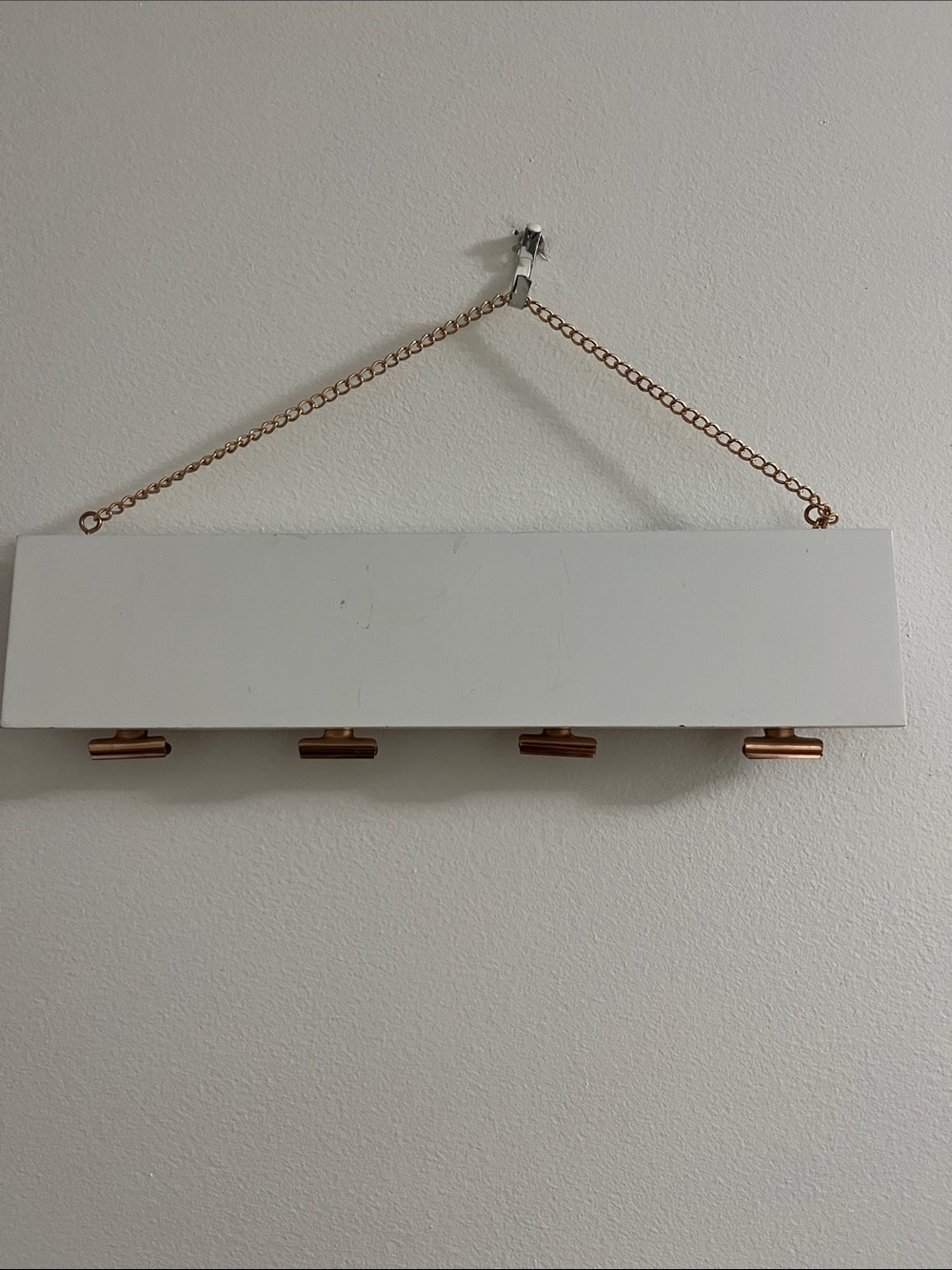 Hangable Note/Photo Board: “Think Less, Do More” - Picture 2 of 3